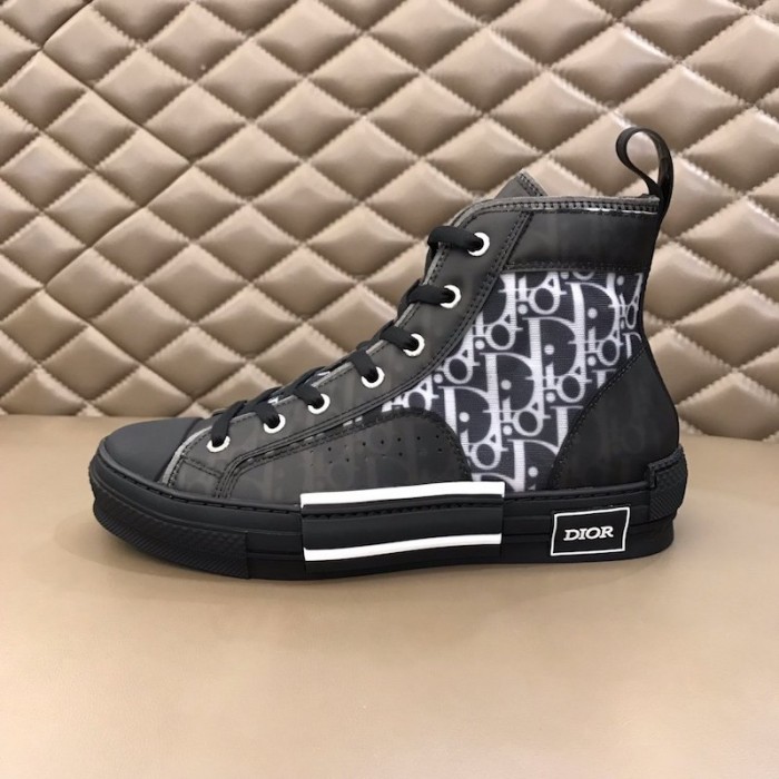 D*or b23 high top logo oblique black