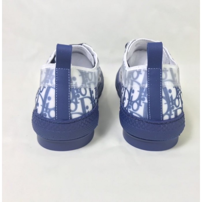D*or b23 low logo oblique blue