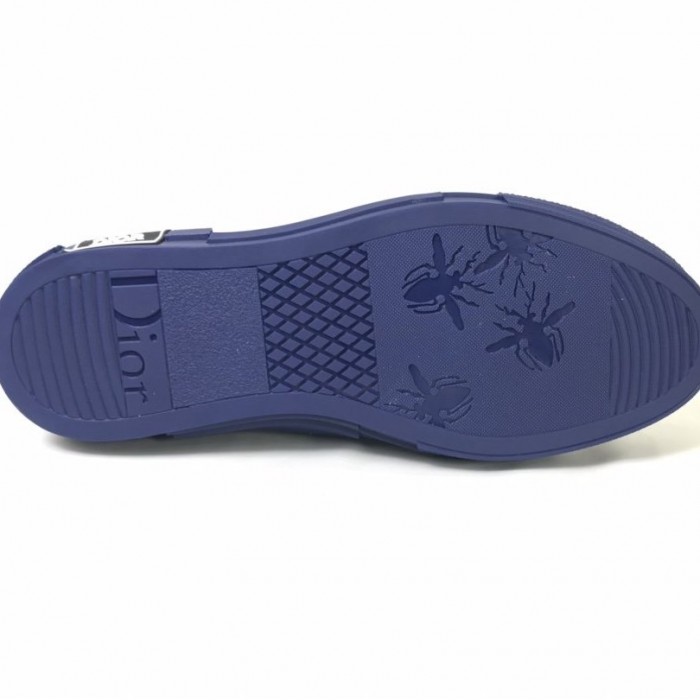 D*or b23 low logo oblique blue