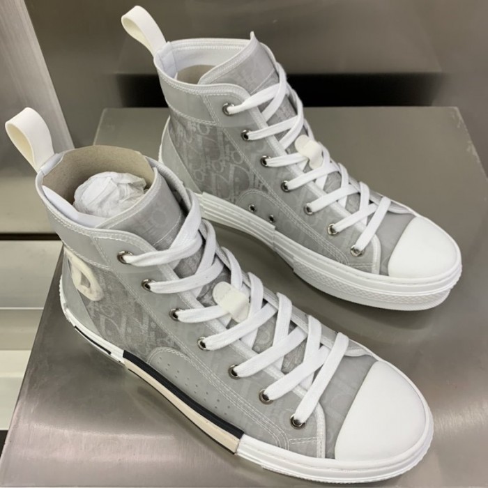 D*or b23 high top logo oblique grey