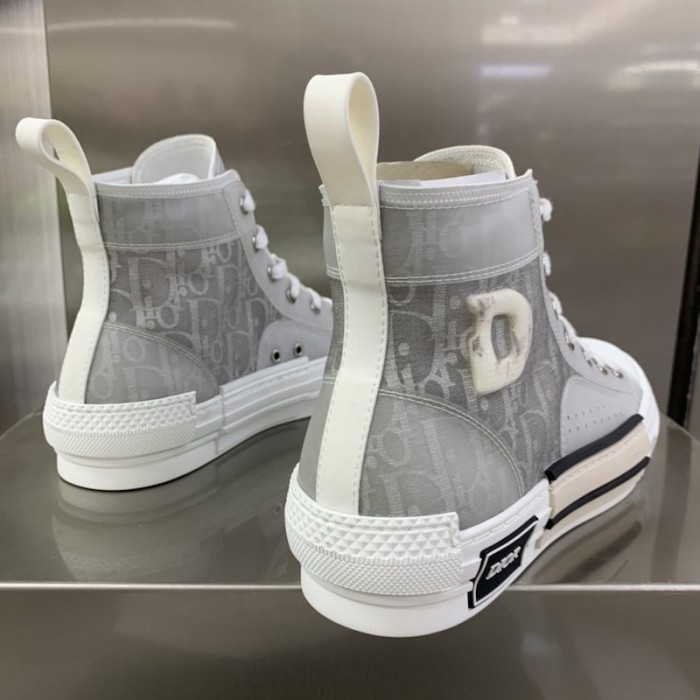 D*or b23 high top logo oblique grey