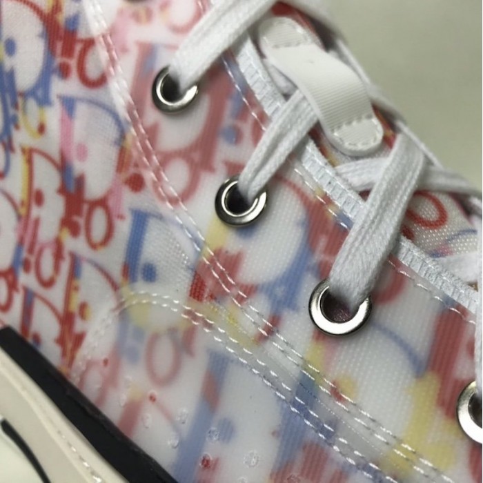 D*or b23 high top logo oblique multicolor