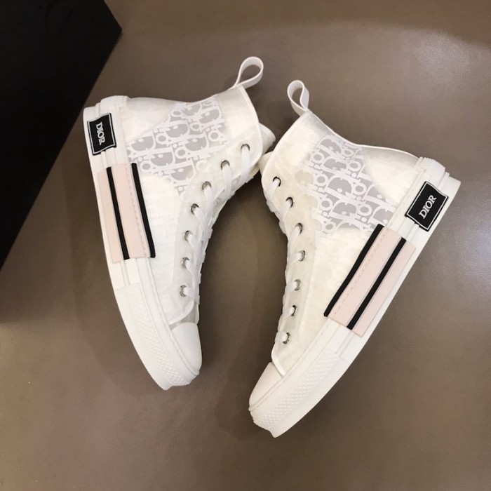 D*or b23 high top oblique white