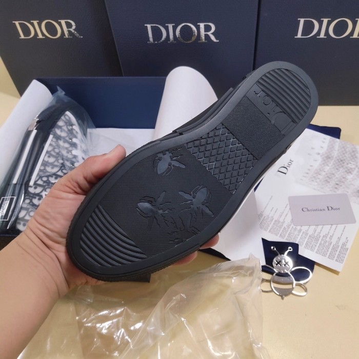 D*or b23 high top logo oblique patch black