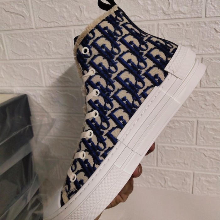 D*or b23 high top logo oblique tapestry navy