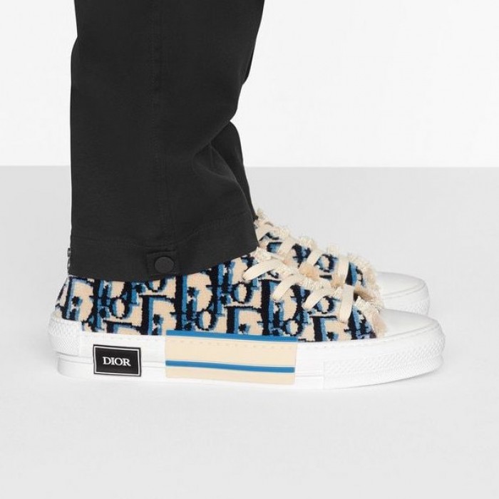 D*or b23 high top logo oblique tapestry navy
