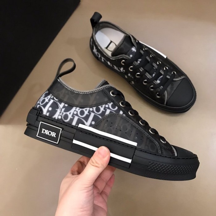 D*or b23 low logo oblique black