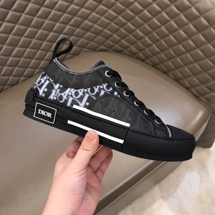 D*or b23 low logo oblique black