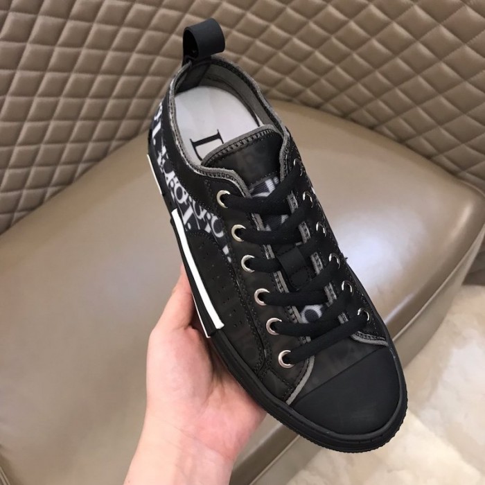 D*or b23 low logo oblique black