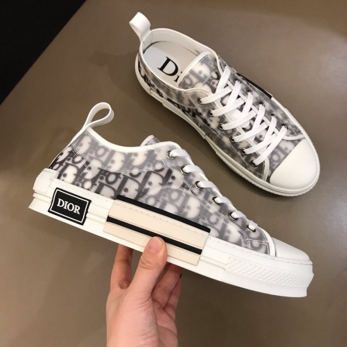 D*or b23 low logo oblique white