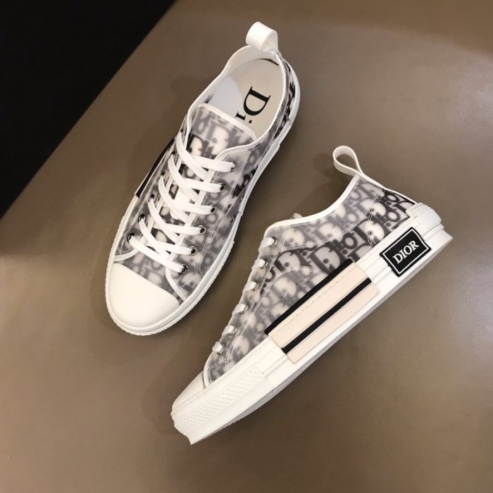 D*or b23 low logo oblique white