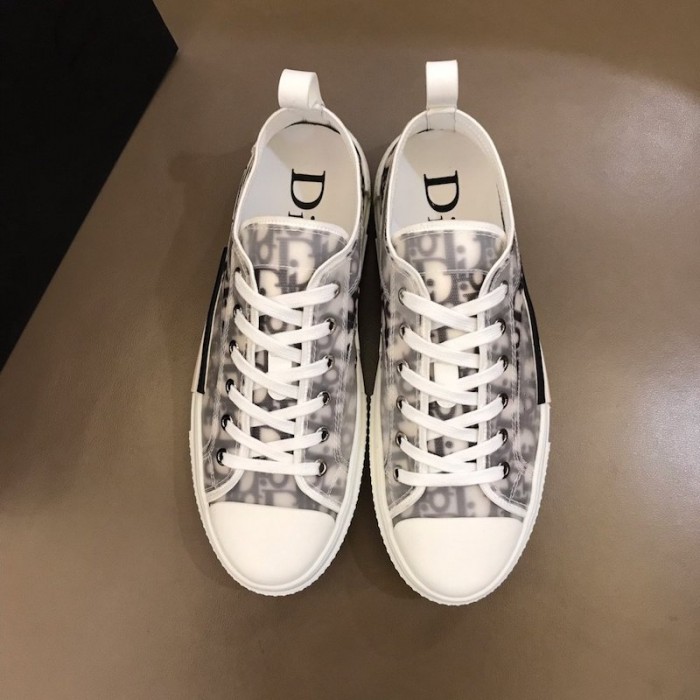 D*or b23 low logo oblique white