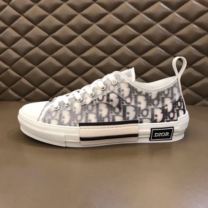 D*or b23 low logo oblique white