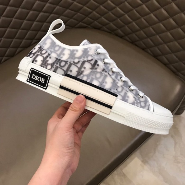 D*or b23 low logo oblique white