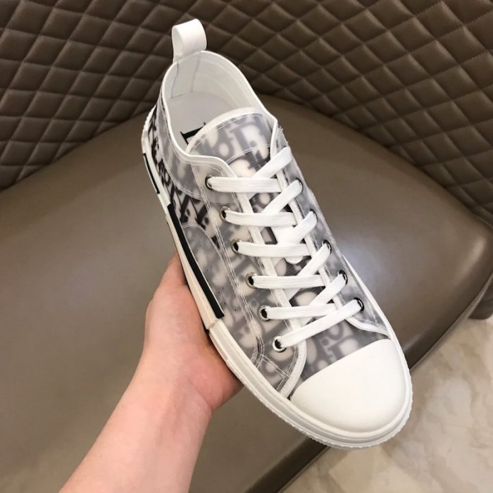 D*or b23 low logo oblique white