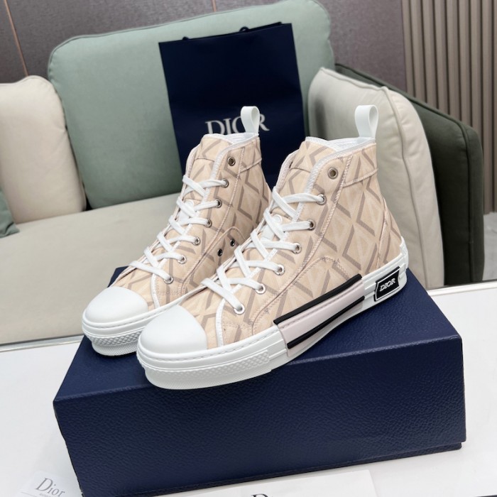 B23 High-Top Sneaker Natural CD Diamond Canvas