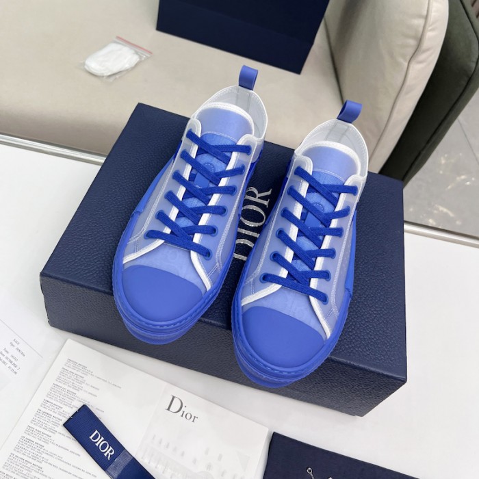 b23 low-top sneaker blue D*or oblique canvas