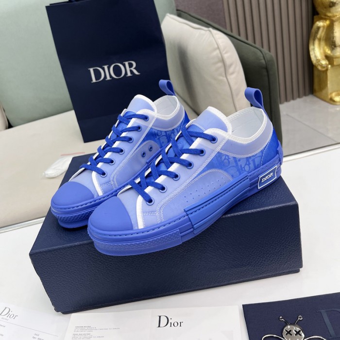 b23 low-top sneaker blue D*or oblique canvas