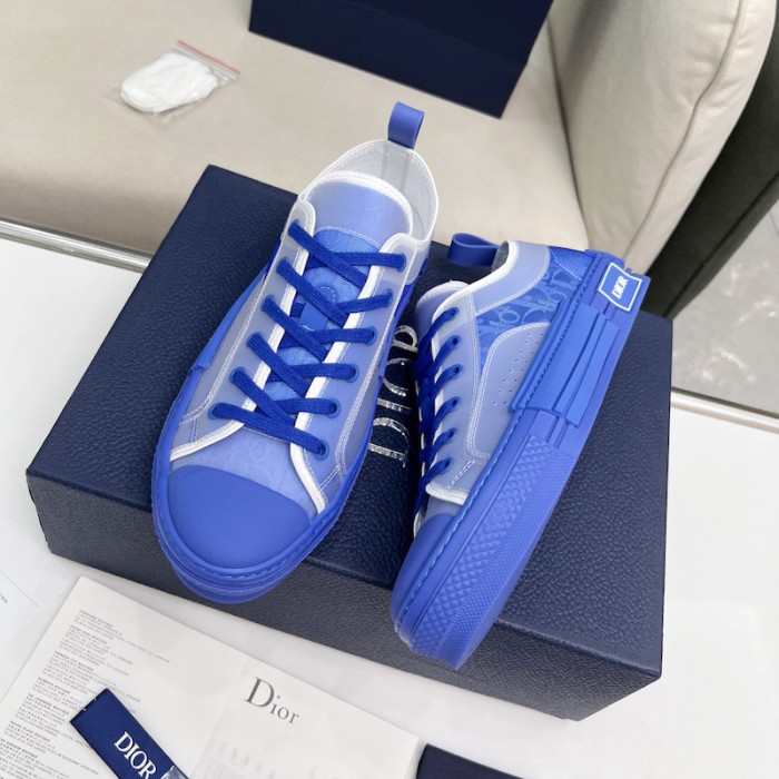 b23 low-top sneaker blue D*or oblique canvas