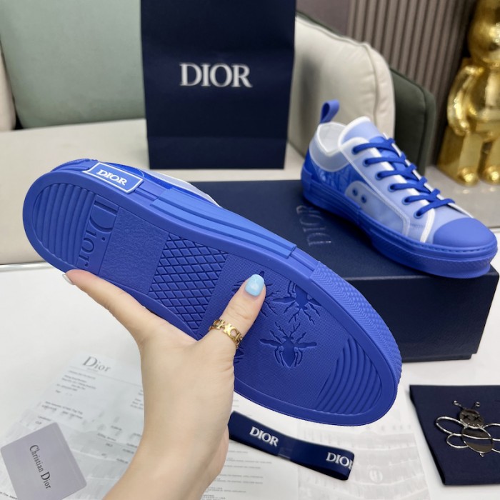 b23 low-top sneaker blue D*or oblique canvas