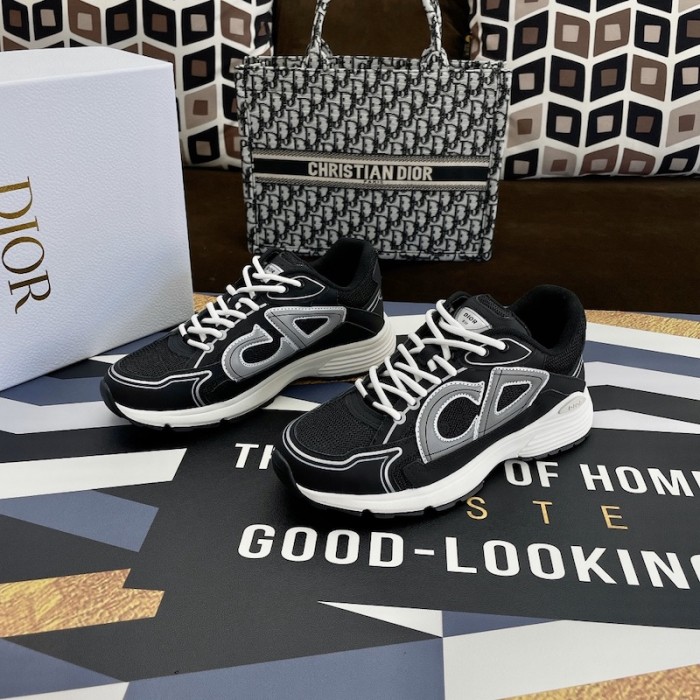 D*or b30 sneaker black mesh and technical fabric