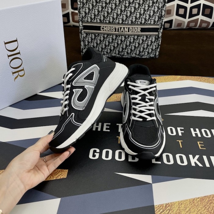 D*or b30 sneaker black mesh and technical fabric