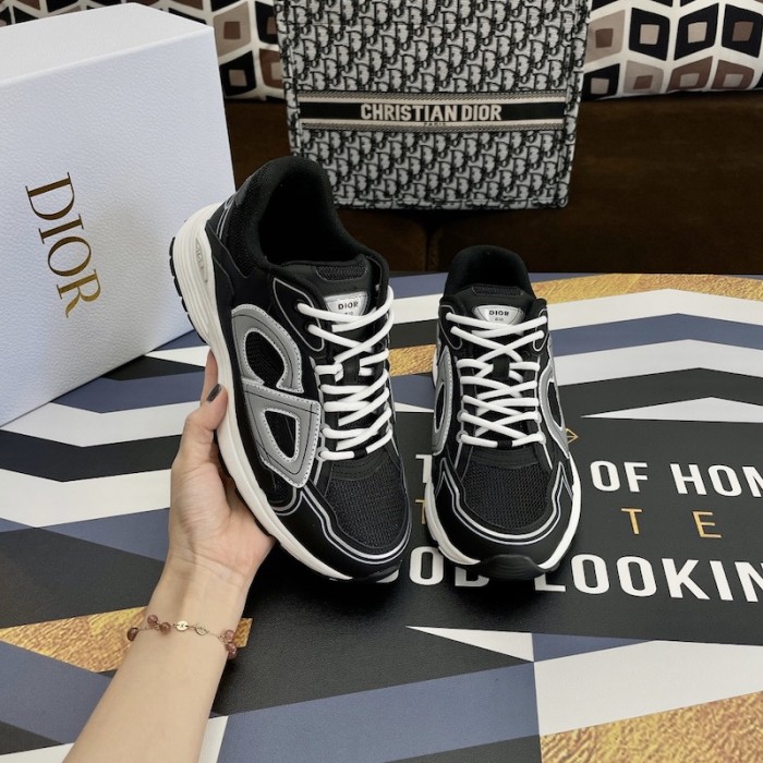 D*or b30 sneaker black mesh and technical fabric