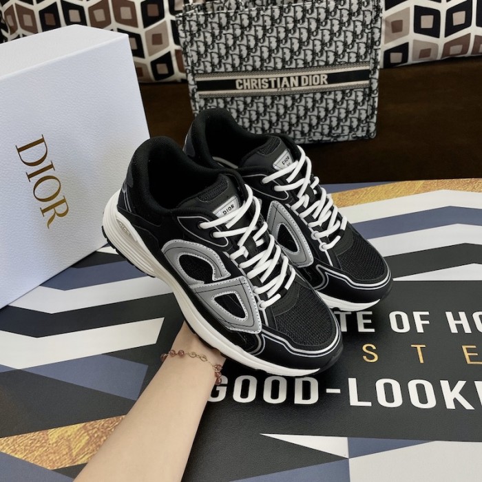 D*or b30 sneaker black mesh and technical fabric