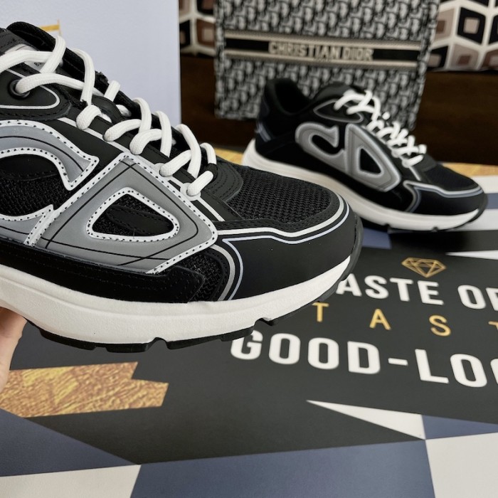 D*or b30 sneaker black mesh and technical fabric