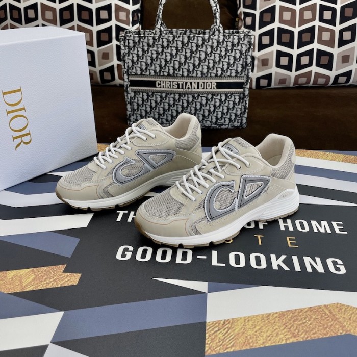 D*or b30 sneaker cream mesh and technical fabric