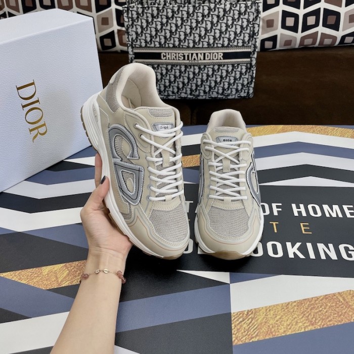 D*or b30 sneaker cream mesh and technical fabric