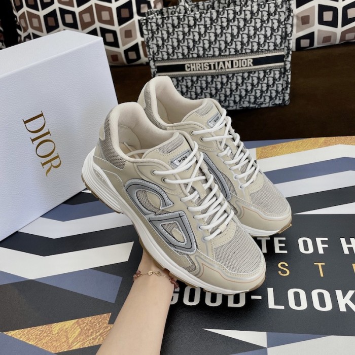 D*or b30 sneaker cream mesh and technical fabric