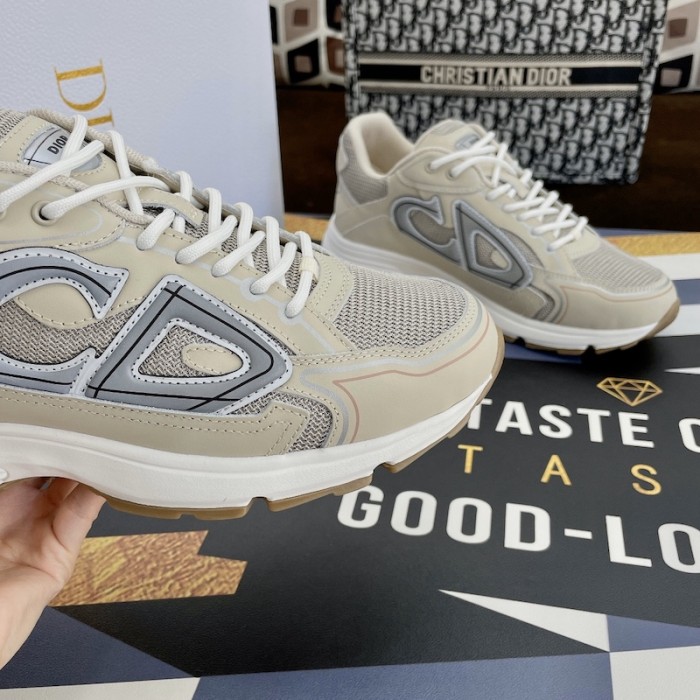 D*or b30 sneaker cream mesh and technical fabric
