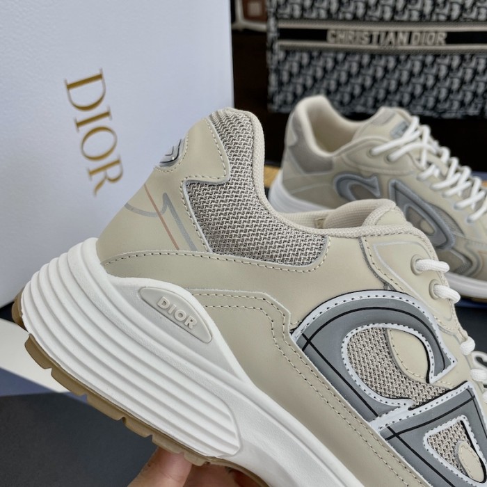 D*or b30 sneaker cream mesh and technical fabric