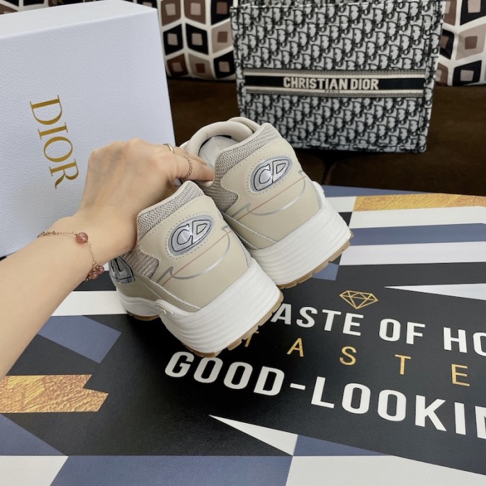 D*or b30 sneaker cream mesh and technical fabric