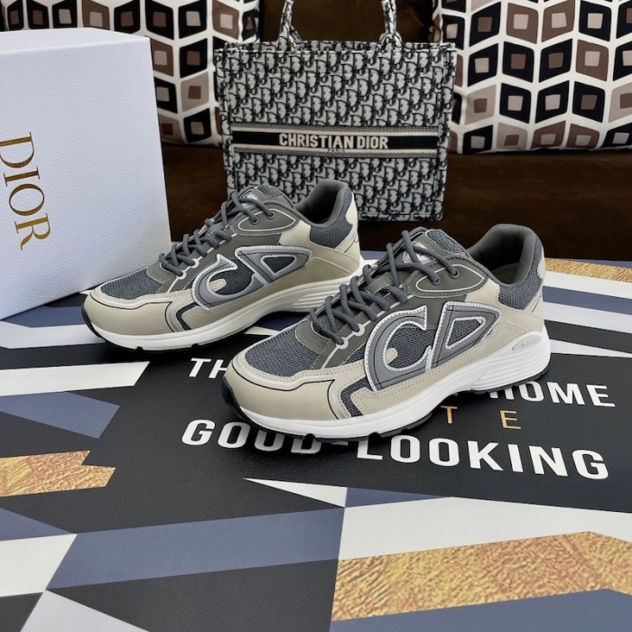 D*or b30 sneaker olive mesh and technical fabric