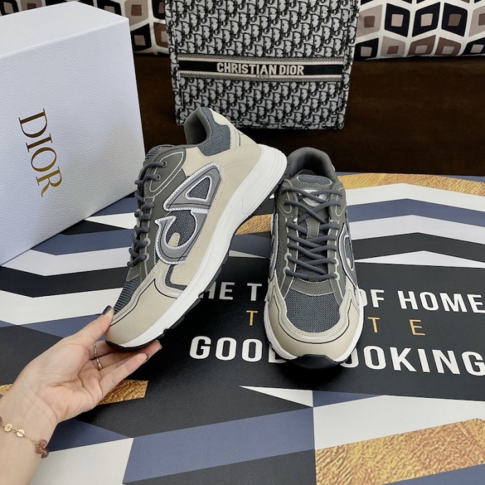 D*or b30 sneaker olive mesh and technical fabric