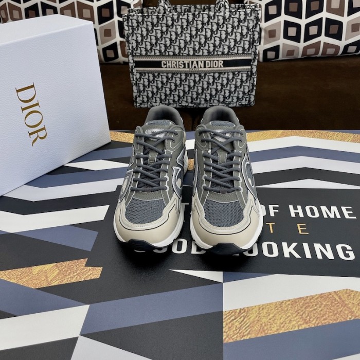 D*or b30 sneaker olive mesh and technical fabric
