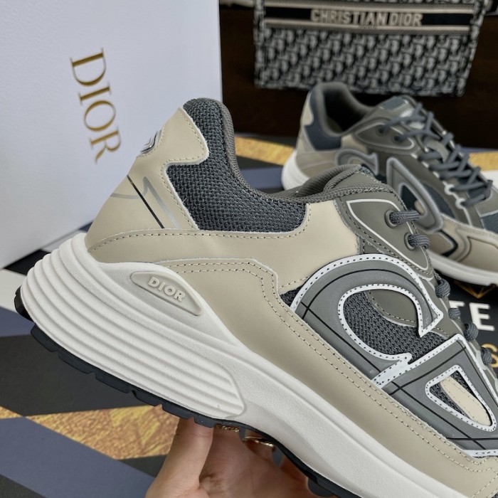 D*or b30 sneaker olive mesh and technical fabric