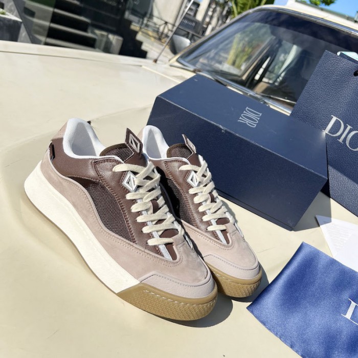 b713 cactus jack D*or sneaker brown nubuck calfskin