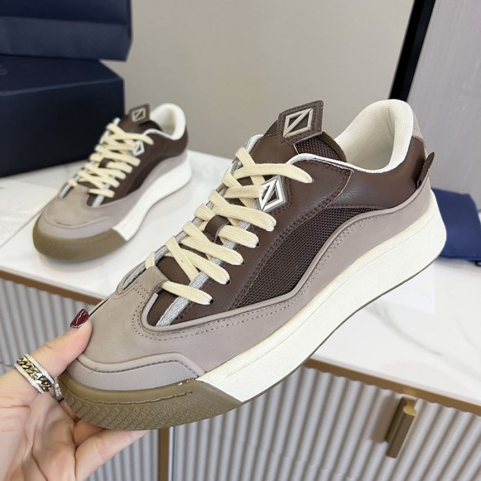 b713 cactus jack D*or sneaker brown nubuck calfskin