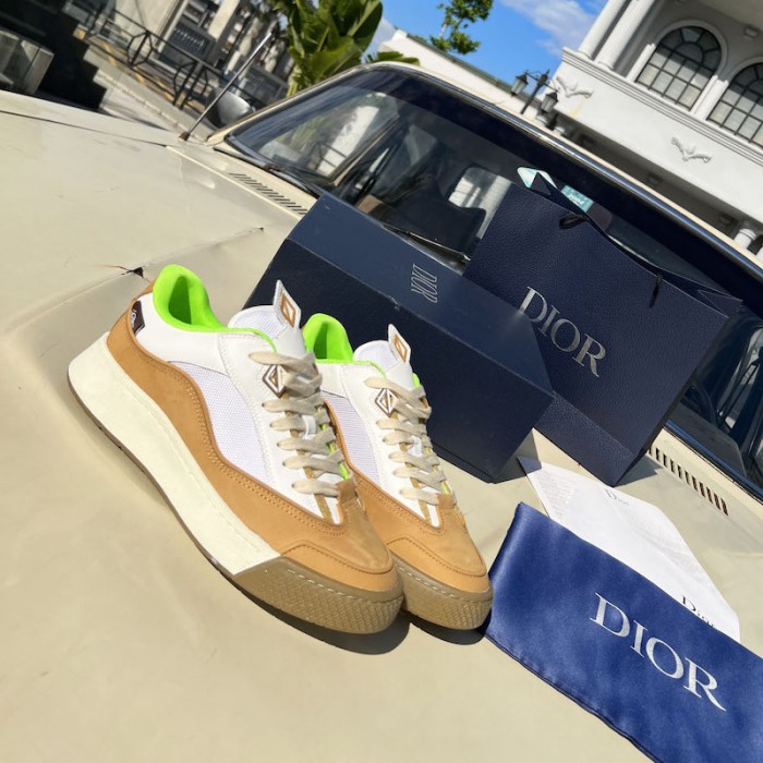 b713 cactus jack D*or sneaker coffee nubuck calfskin