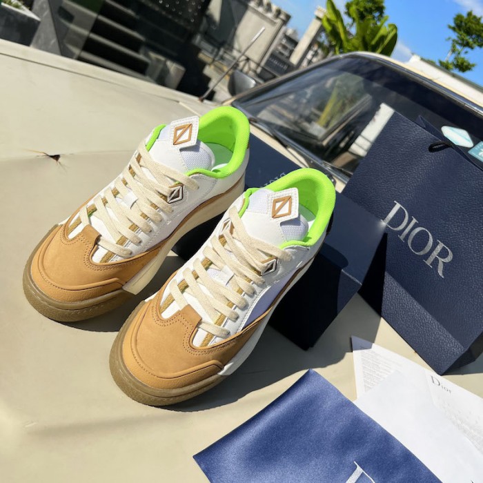 b713 cactus jack D*or sneaker coffee nubuck calfskin