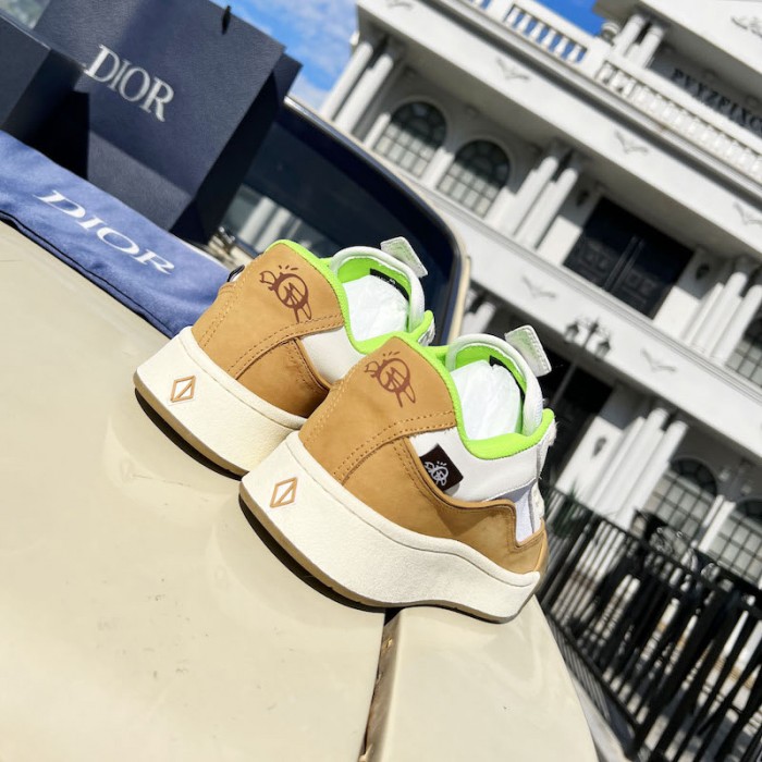 b713 cactus jack D*or sneaker coffee nubuck calfskin