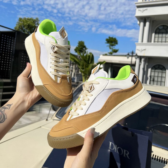 b713 cactus jack D*or sneaker coffee nubuck calfskin