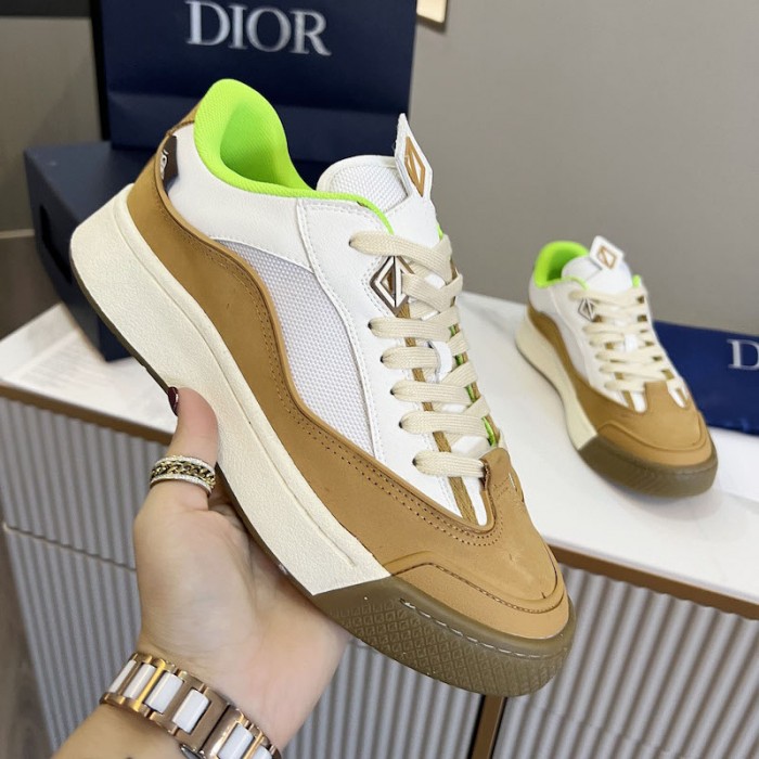 b713 cactus jack D*or sneaker coffee nubuck calfskin