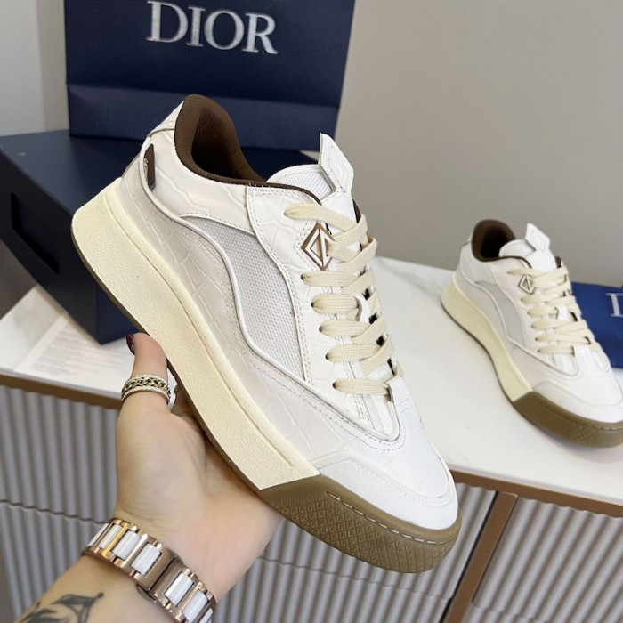 b713 cactus jack D*or sneaker white nubuck calfskin