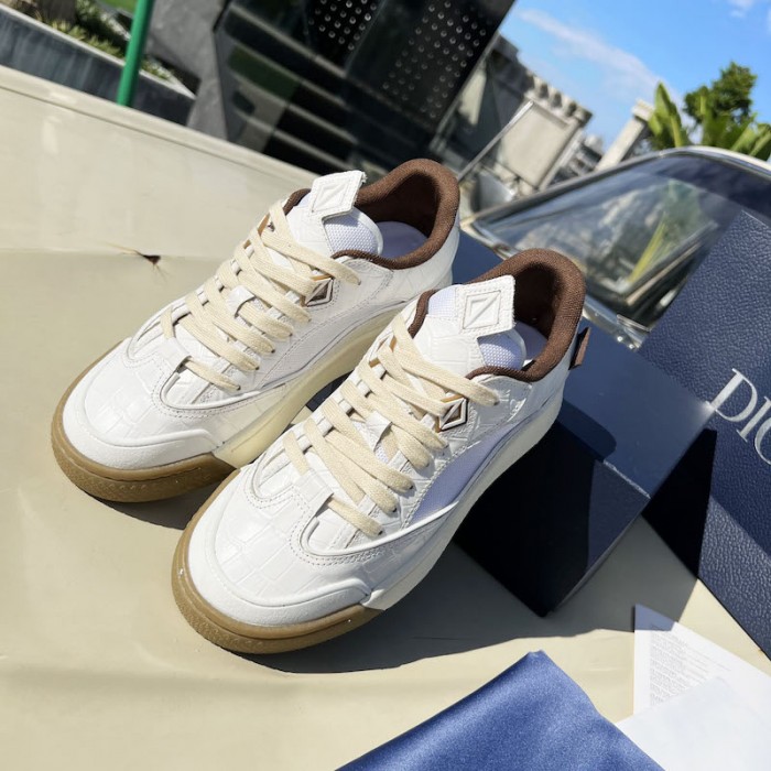 b713 cactus jack D*or sneaker white nubuck calfskin