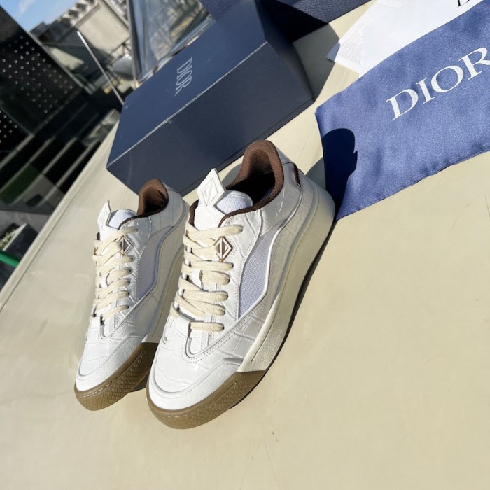 b713 cactus jack D*or sneaker white nubuck calfskin