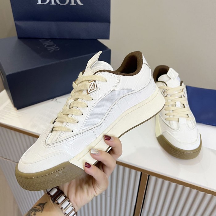 b713 cactus jack D*or sneaker white nubuck calfskin